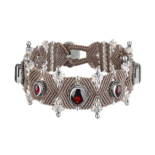 UMA bracelet with garnets